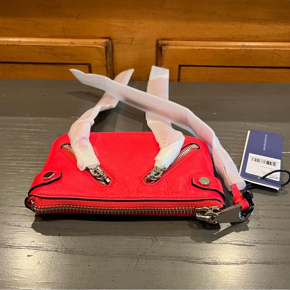 NWT Rebecca Minkoff Moto Pouch Wallet - Dragon Fruit - Picture 5 of 10